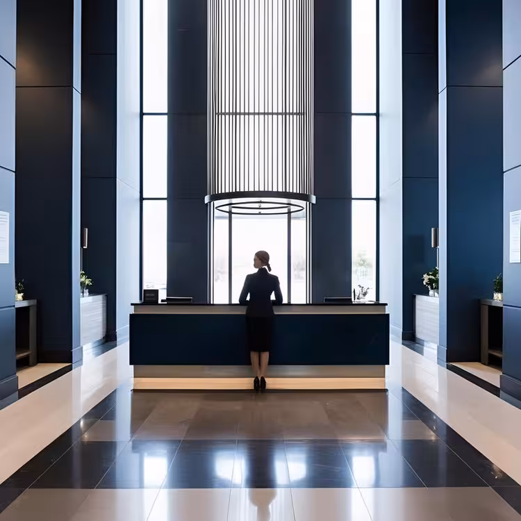 hotel reception